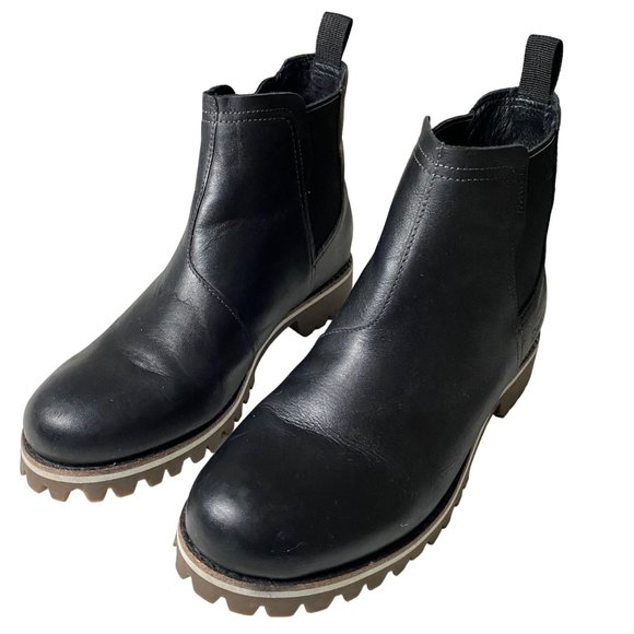 Chaco Shoes - Chaco Women's Fields Chelsea Waterproof Boot Black Size 9.5